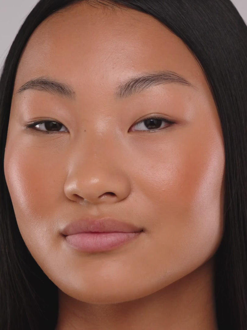 REFY CREAM BLUSH IN CHERRY APPLICATION VIDEO ON MODEL