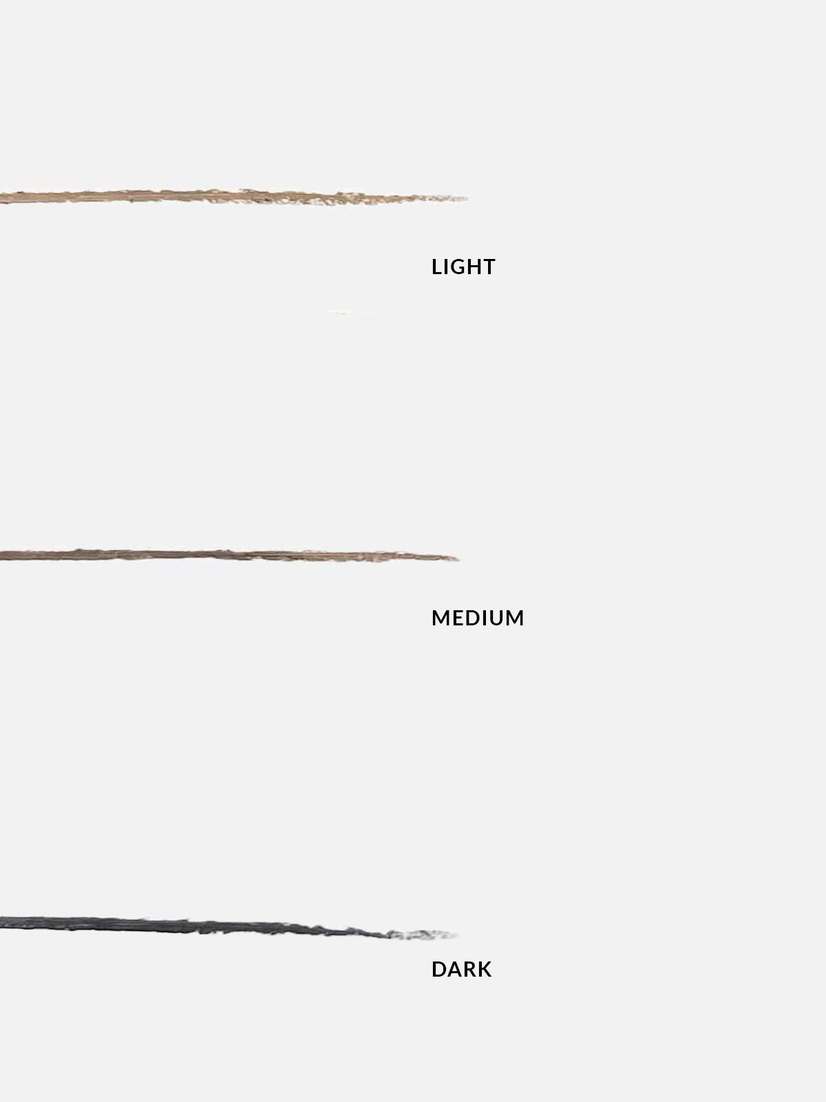 REFY Brow Pencil Shade Swatches