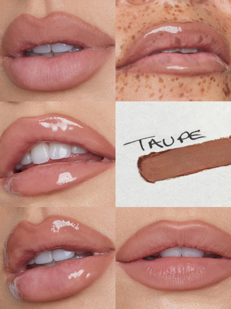 REFY LIP SCULPT  IN TAUPE ON DIFFERENT SKIN TONES