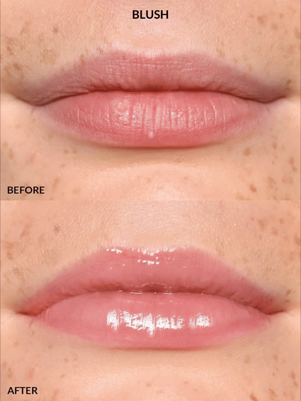 REFY TINTED LIP GLOSS ALL SHADES BEFORE & AFTER